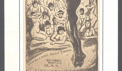 Ex libris eroticis. Dr. M.N. Herakles a dcery krále Thespia.