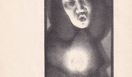 Villon nad rozžatou svící.