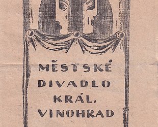 Divadelní program Městského divadla Královských Vinohrad. Sezona 1921.