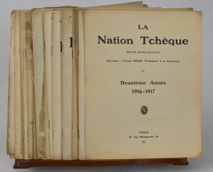 La Nation Tchéque. Ročník 2., čísla 1 - 10., 12 - 15, 17 - 21, 23 a 24.
