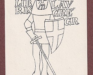 Ex libris Václav Grégr.