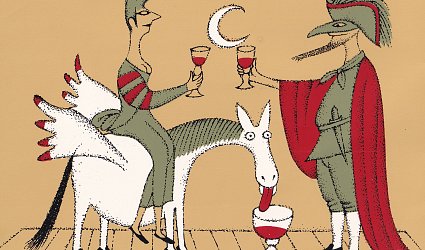 Pozvánka na večírek po vernisáži.