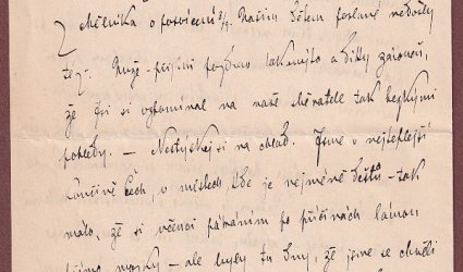 Dopis Ignátu Herrmannovi.