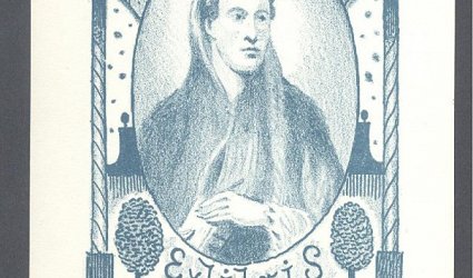 Exlibris Miroslav Cinner. Spisy Boženy Němcové.