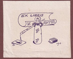 Ex Libris V. Rytíř.