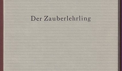 Der Zauberlehring.