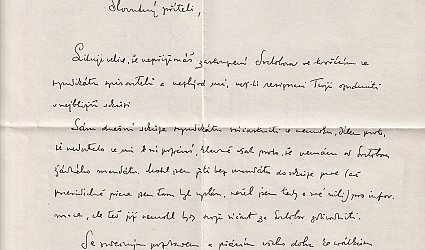 Dopis Ignátu Herrmannovi.