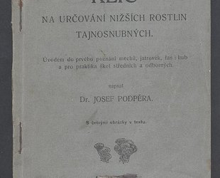 Klíč na určování nižších rostlin tajnosnubných.
