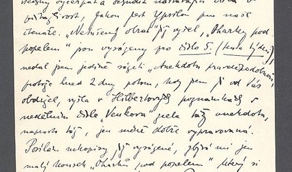 Dopis Ignátu Herrmannovi.