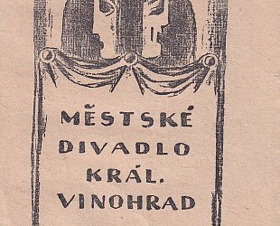 Divadelní program Městského divadla Královských Vinohrad. Sezona 1921.