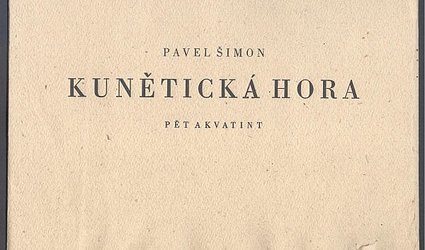 Kunětická hora. Pět akvatint.
