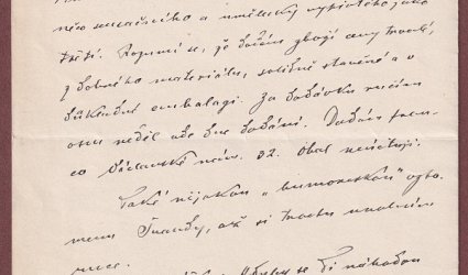 Dopis Ignátu Herrmannovi.