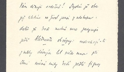 Dopis Ignátu Herrmannovi.