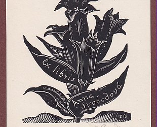 Ex libris Anna Svobodová. Hořec.