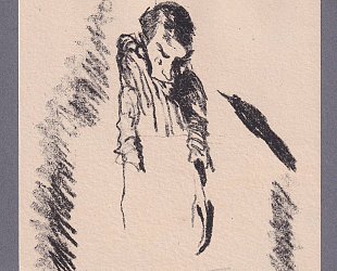 Exlibris B. Petrlík. Oběšený zloděj knih.