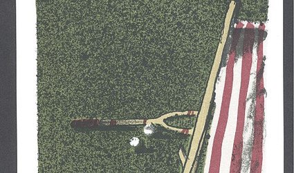 Tenisové hřiště.