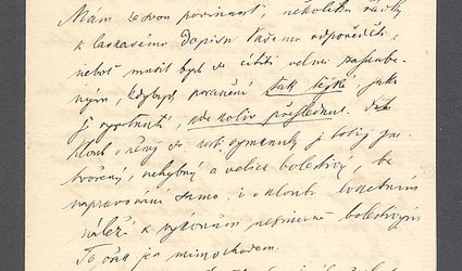 Dopis Ignátu Herrmannovi.