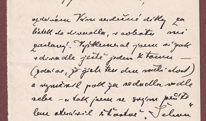 Dopis Ignátu Herrmannovi.