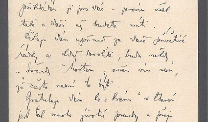 Dopis Ignátu Herrmannovi.