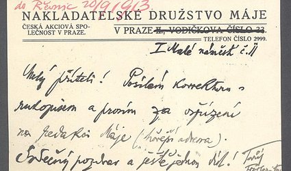 Dopisnice pro Ignáta Herrmanna.