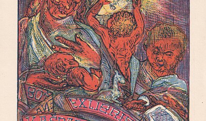 Exlibris Božena Kašparová.