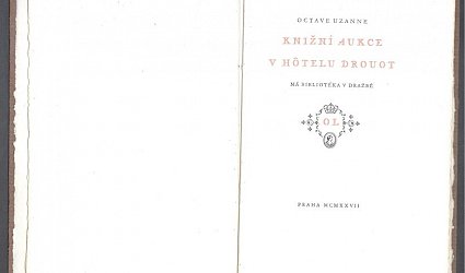 Knižní aukce v hotelu Drouot.