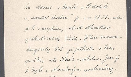 Dopis Ignátu Herrmannovi.