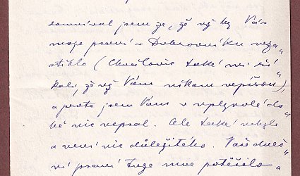 Dopis Ignátu Herrmannovi.