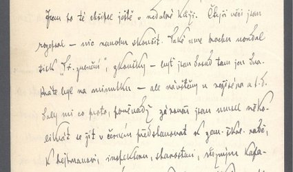 Dopis Ignátu Herrmannovi.