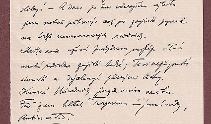 Torso dopisu pro Ignáta Herrmanna.