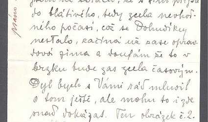 Dopis Ignátu Herrmannovi.