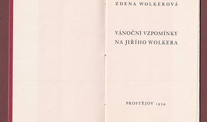 Vánoční vzpomínky na Jiřího Wolkera.