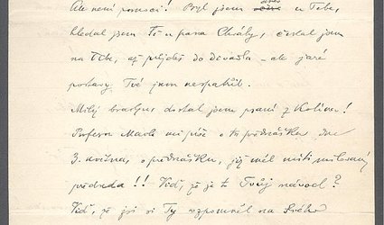 Dopis Ignátu Herrmannovi.