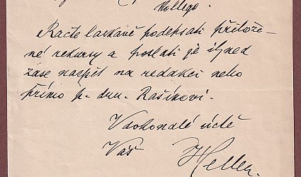 Vzkaz pro Ignáta Herrmanna.