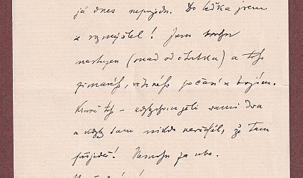 Dopis Ignátu Herrmannovi.