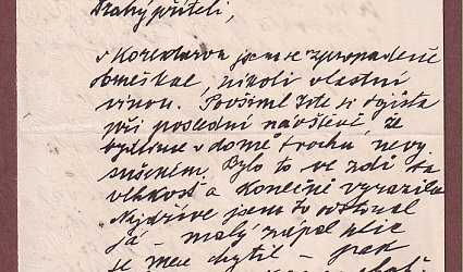 Dopis Ignátu Herrmannovi.