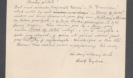 Dopisní karta pro Ignáta Herrmanna.