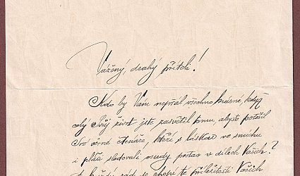 Dopis Ignátu Herrmannovi.