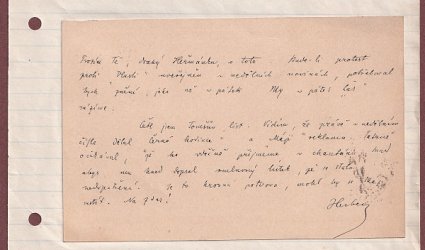 Korespondenční lístek Ignátu Herrmannovi,