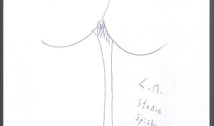 Studie špičky propisky. State Louis.