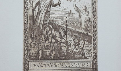 Na památku velkého jubilea Tomáše G. Masaryka. 1850 - 1935.