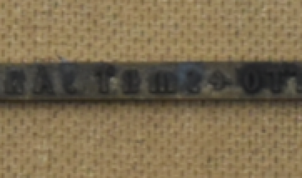 Originální raznice hřbetu vazby.