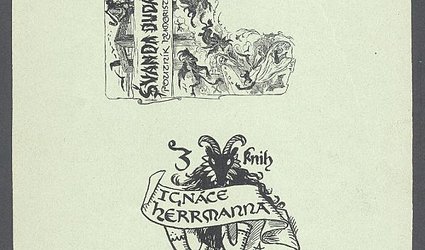Ex libris Ignáta Herrmanna.