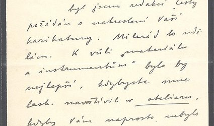 Dopis Ignátu Herrmannovi.