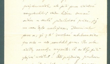 Dopis Ignátu Herrmannovi.