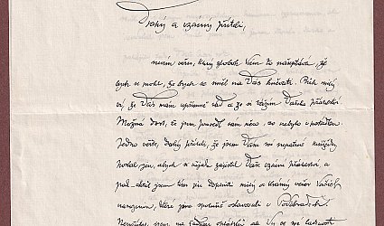 Dopis Ignátu Herrmannovi.