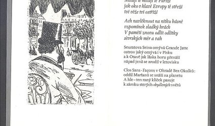 Jan Neruda v Paříži.