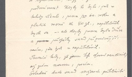 Dopis Ignátu Herrmannovi.