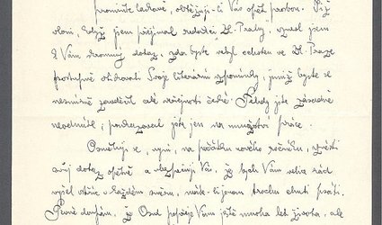 Dopis Ignátu Herrmannovi.