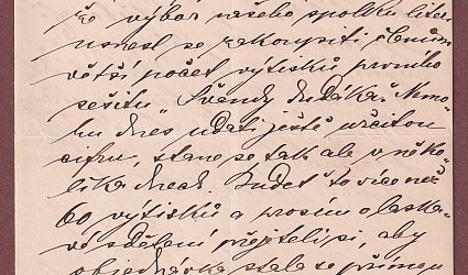 Dopis Ignátu Herrmannovi.